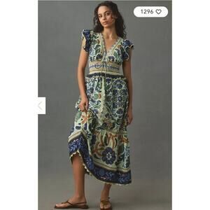 FARM Rio Ocean Tapestry Maxi Dress